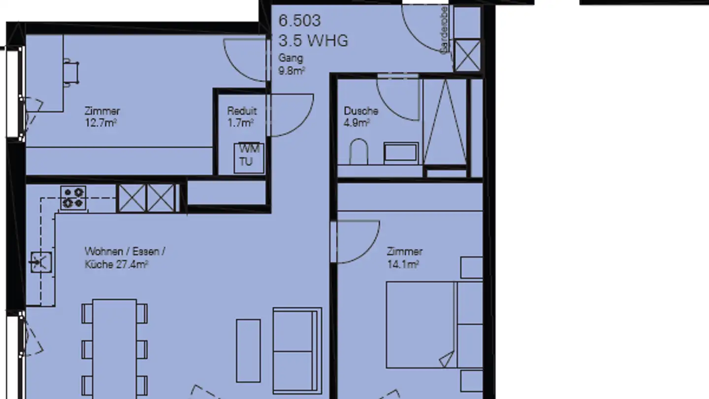 Apartment for rent - Gustav Zeiler-Ring 6, 5600 Lenzburg
