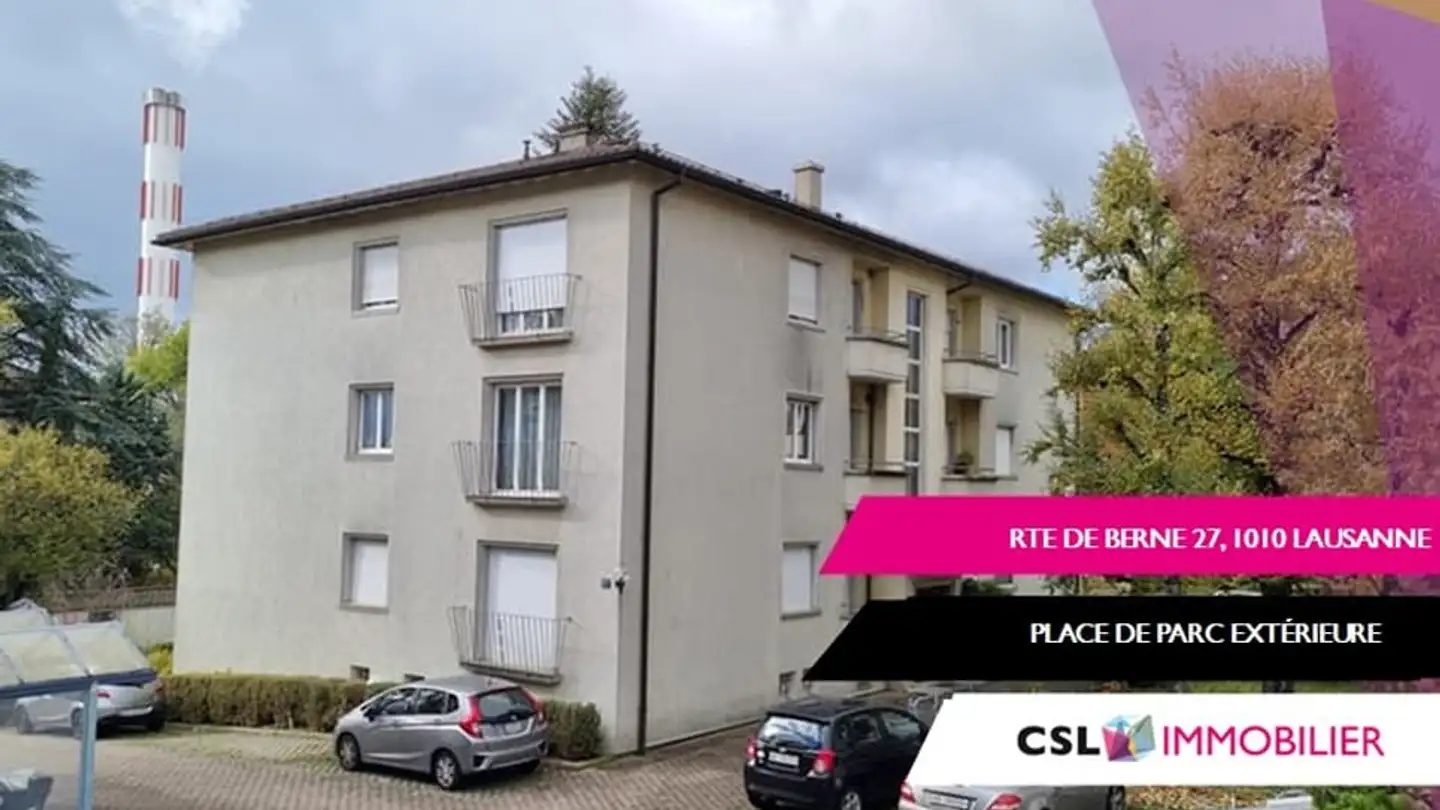 Garage individuel à louer - Route de Berne 27, 1010 Lausanne