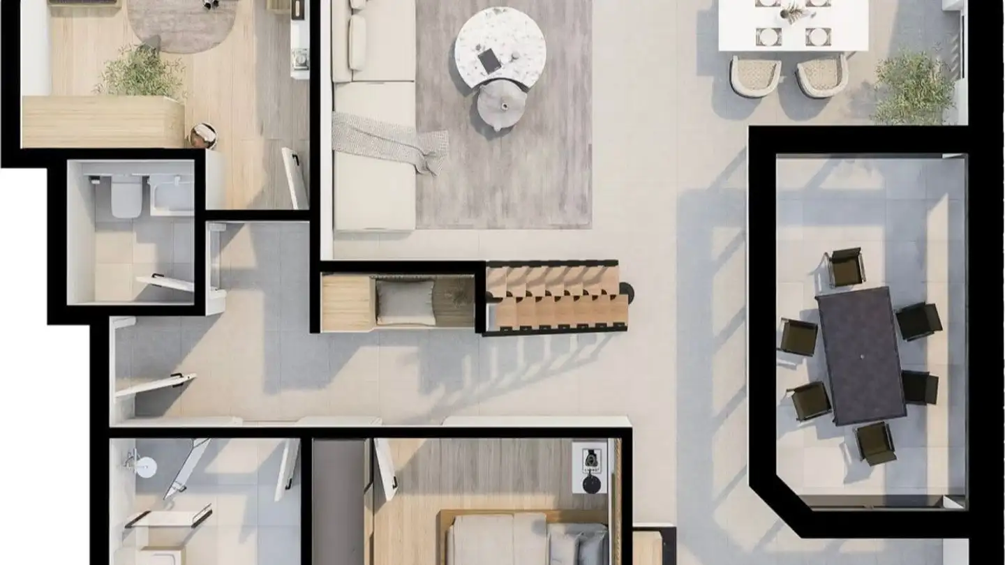 Duplex in affitto - Dotzigenstrasse 6b, 3264 Diessbach b. Büren - Photo 2