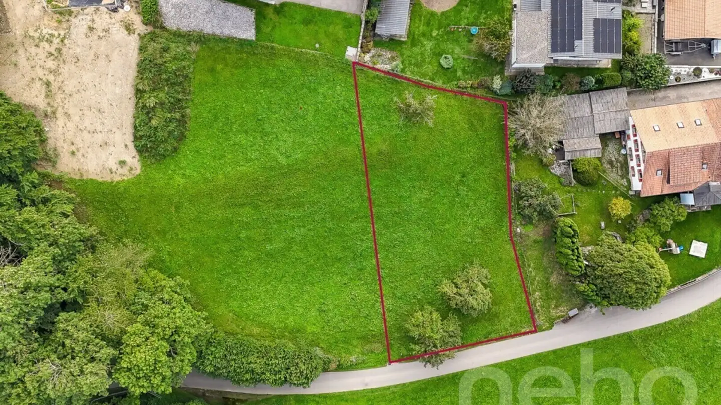 Constructible plot for sale - 1692 Massonnens