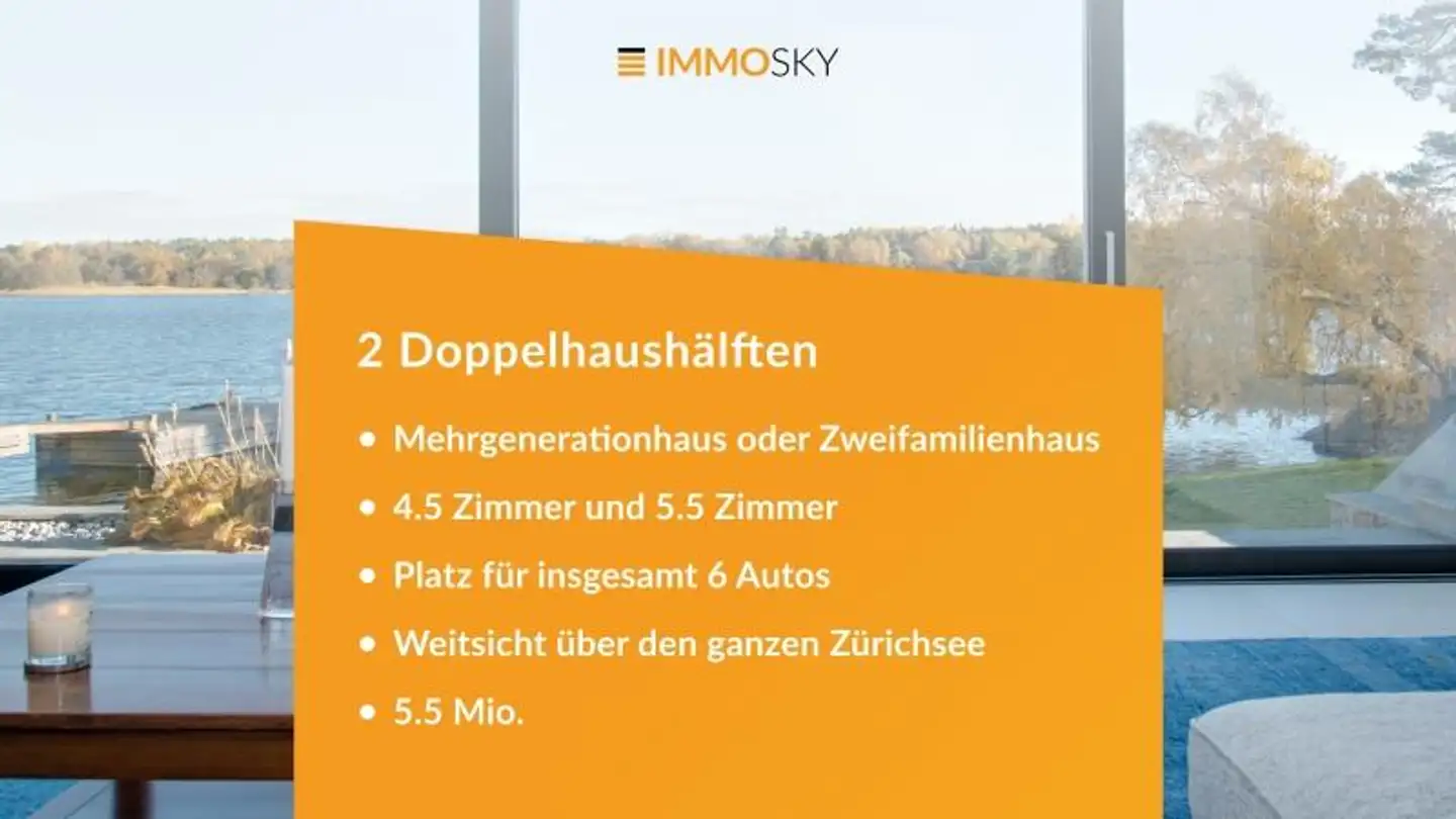 Maison jumelle à vendre - 8135 Langnau am Albis