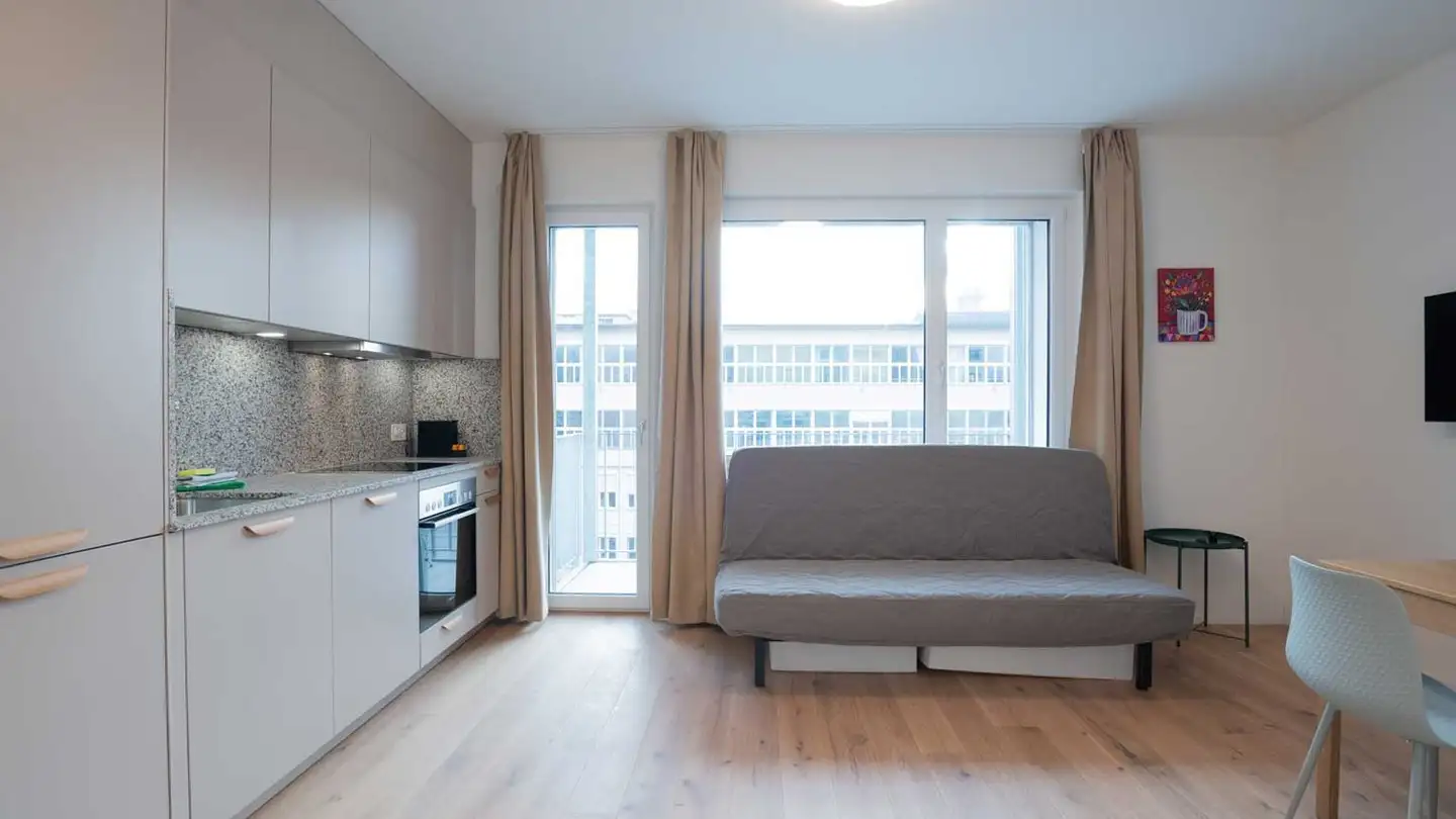 Appartement meublé à louer - Hohlstrasse 413, 8048 Zürich