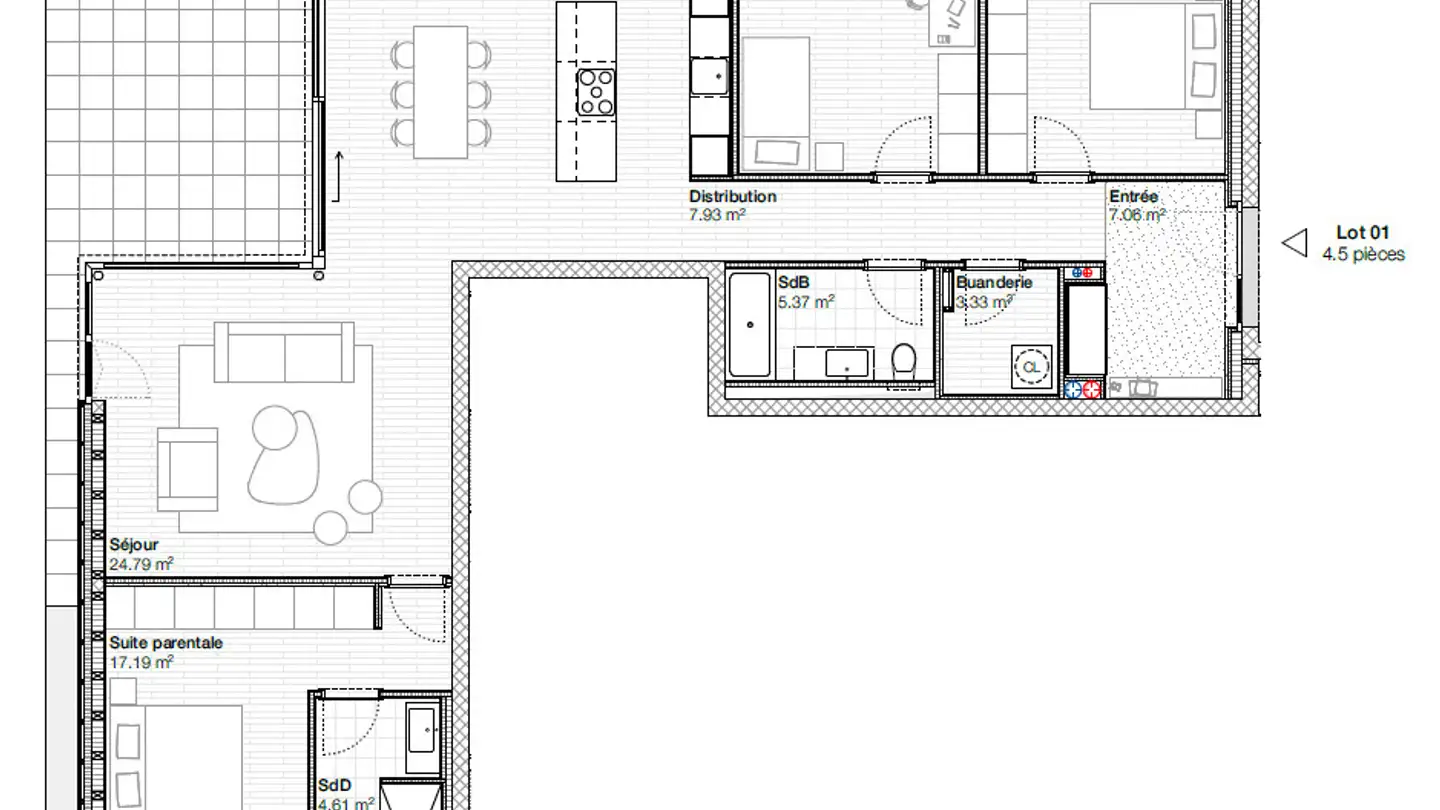 Appartamento in vendita - Rue De La Roulema 25, 1632 Riaz - Photo 4