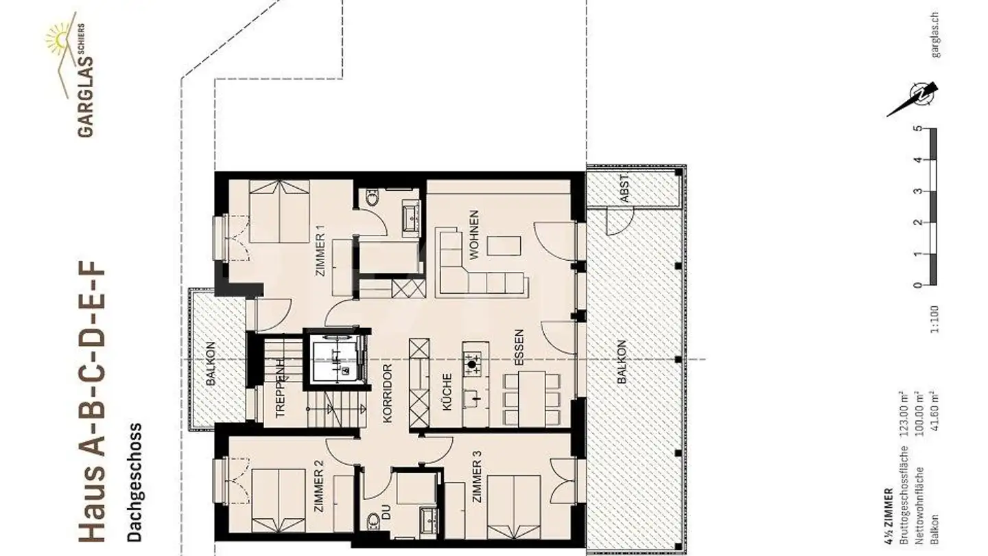 Penthouse for sale - Tersierstrasse, 7220 Schiers - Photo 2