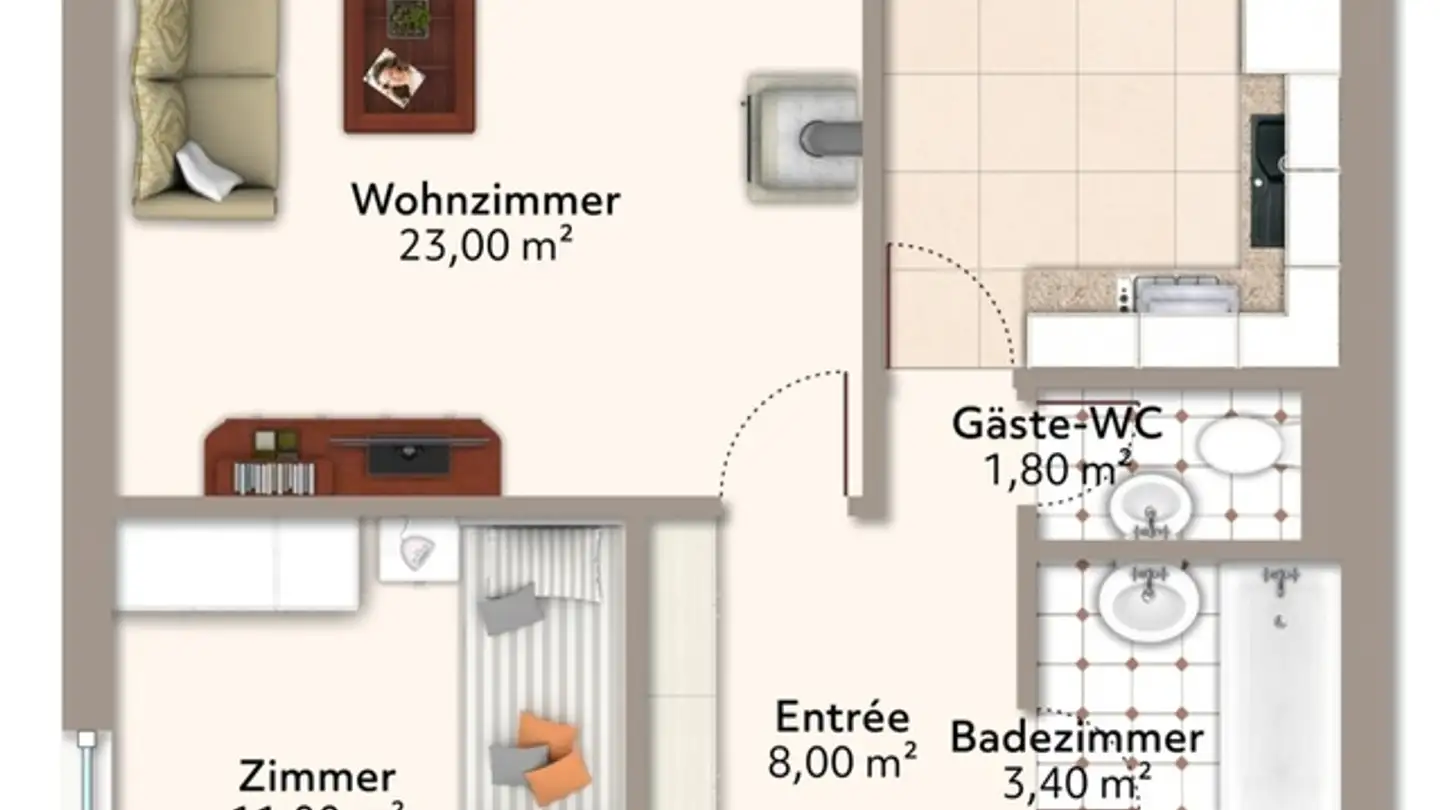 Appartement à louer - Spielhofgasse 6, 6264 Pfaffnau - Photo 3