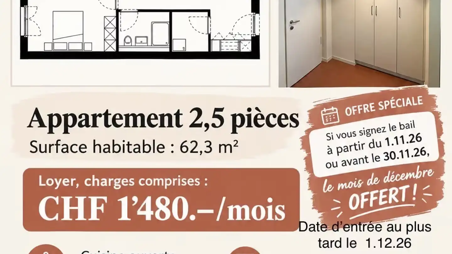 Wohnung mieten - 1967 Bramois