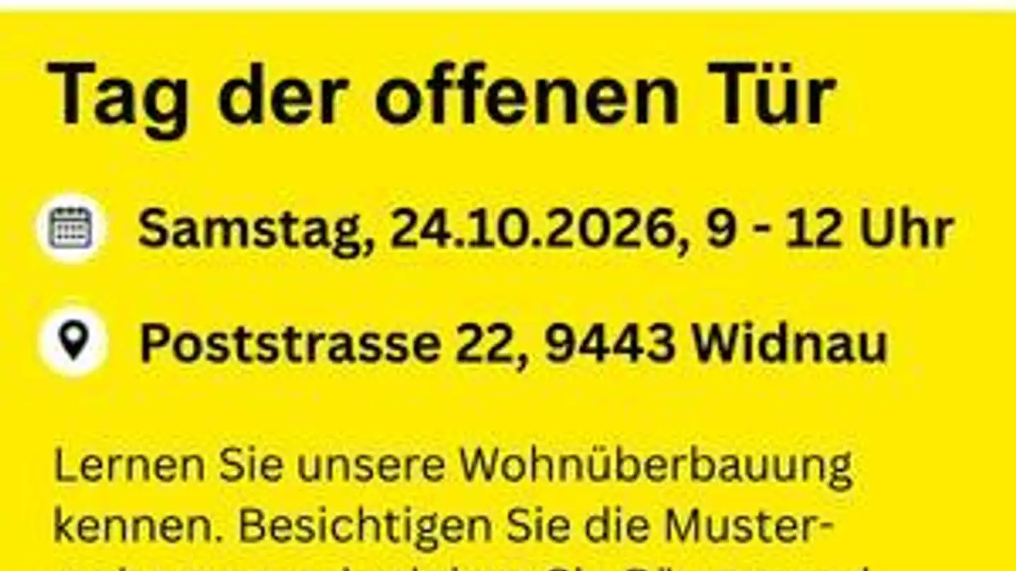 Wohnung kaufen - Poststrasse 22, 9443 Widnau