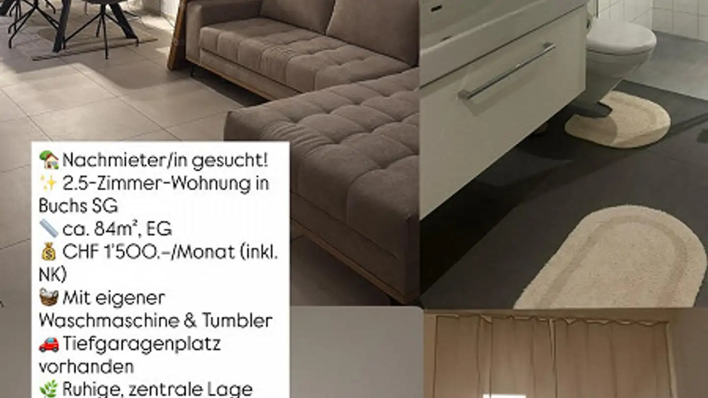 Apartment for rent - Schingasse 11, 9470 Buchs SG