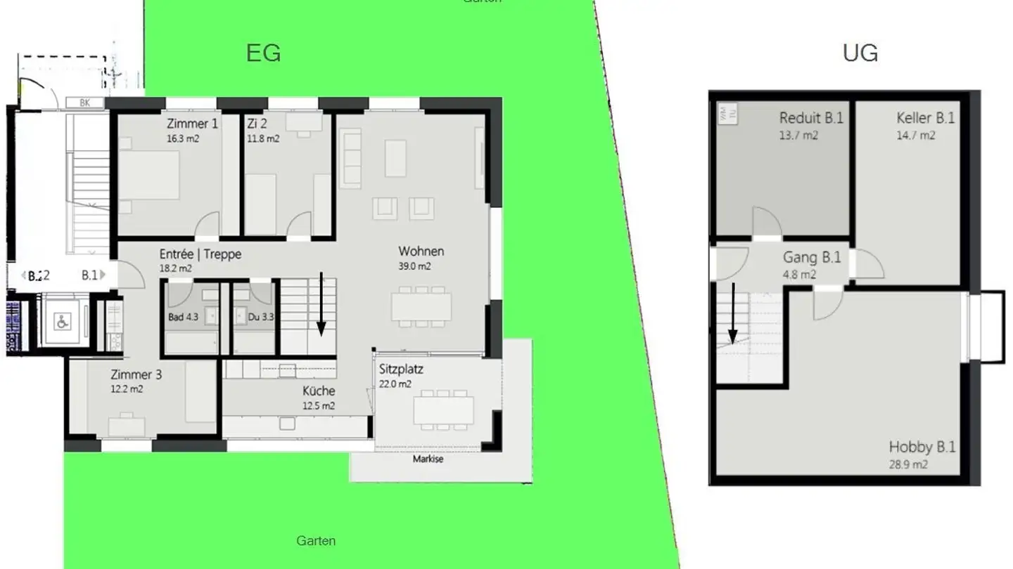 Apartment for rent - Bifangstrasse 21b, 5430 Wettingen - Photo 2