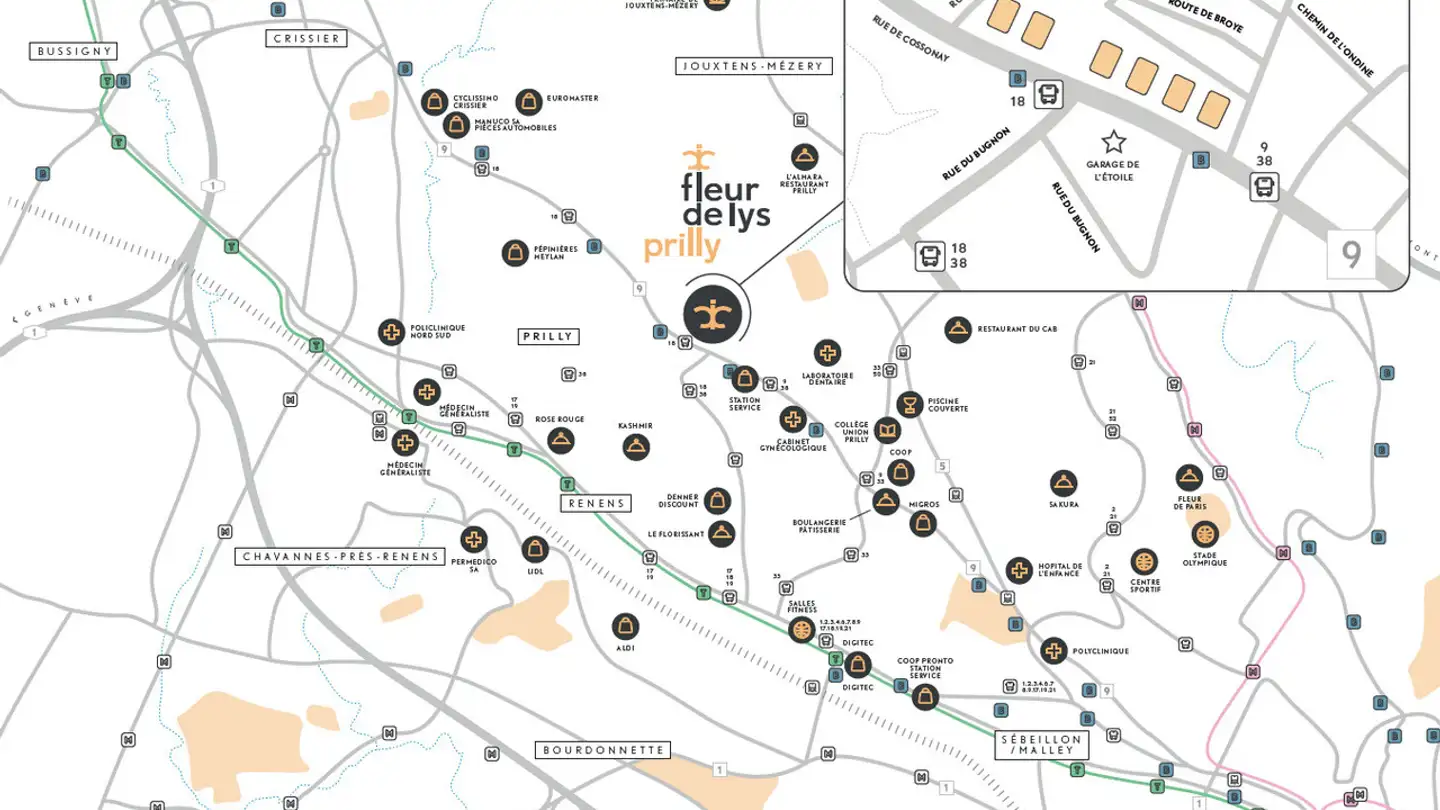 Appartement à louer - Route De Cossonay, 1008 Prilly - Photo 3