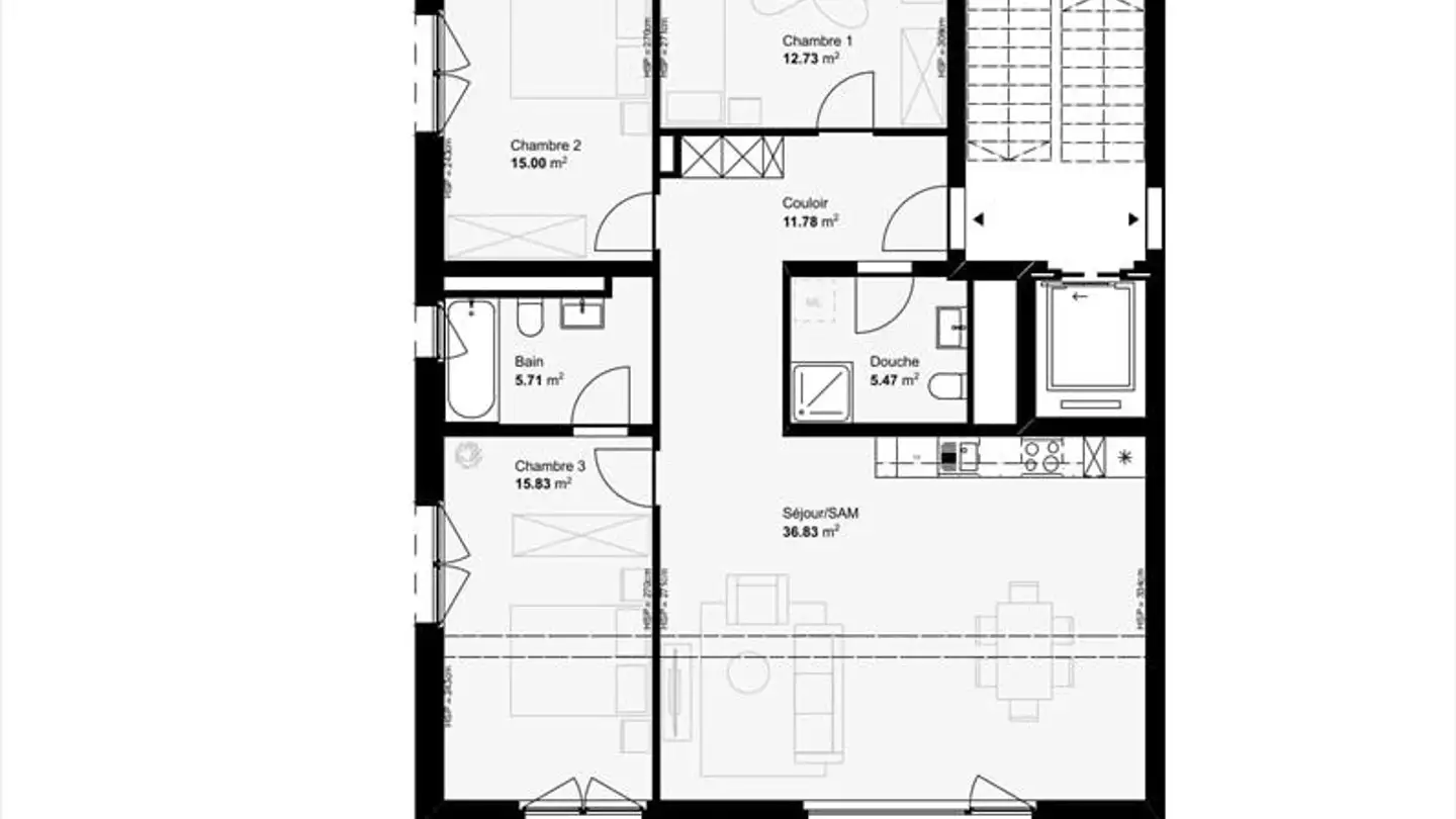 Attico in vendita - 2088 Cressier NE - Photo 4