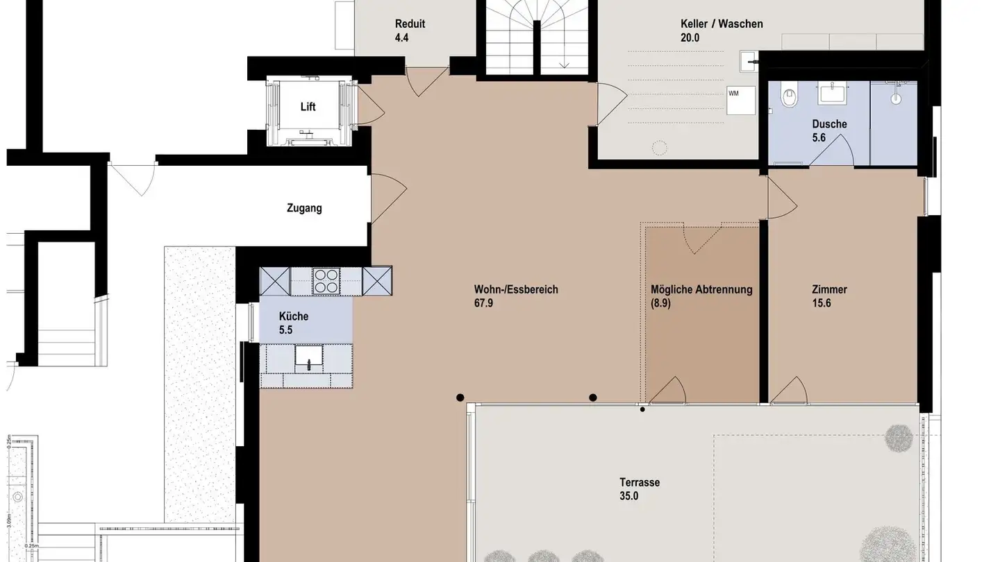 Wohnung mieten - Winzerstrasse 13, 5430 Wettingen - Foto 3