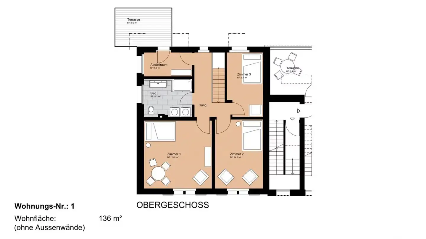 Wohnung kaufen - Glemettenstrasse 3, 8459 Volken - Foto 3