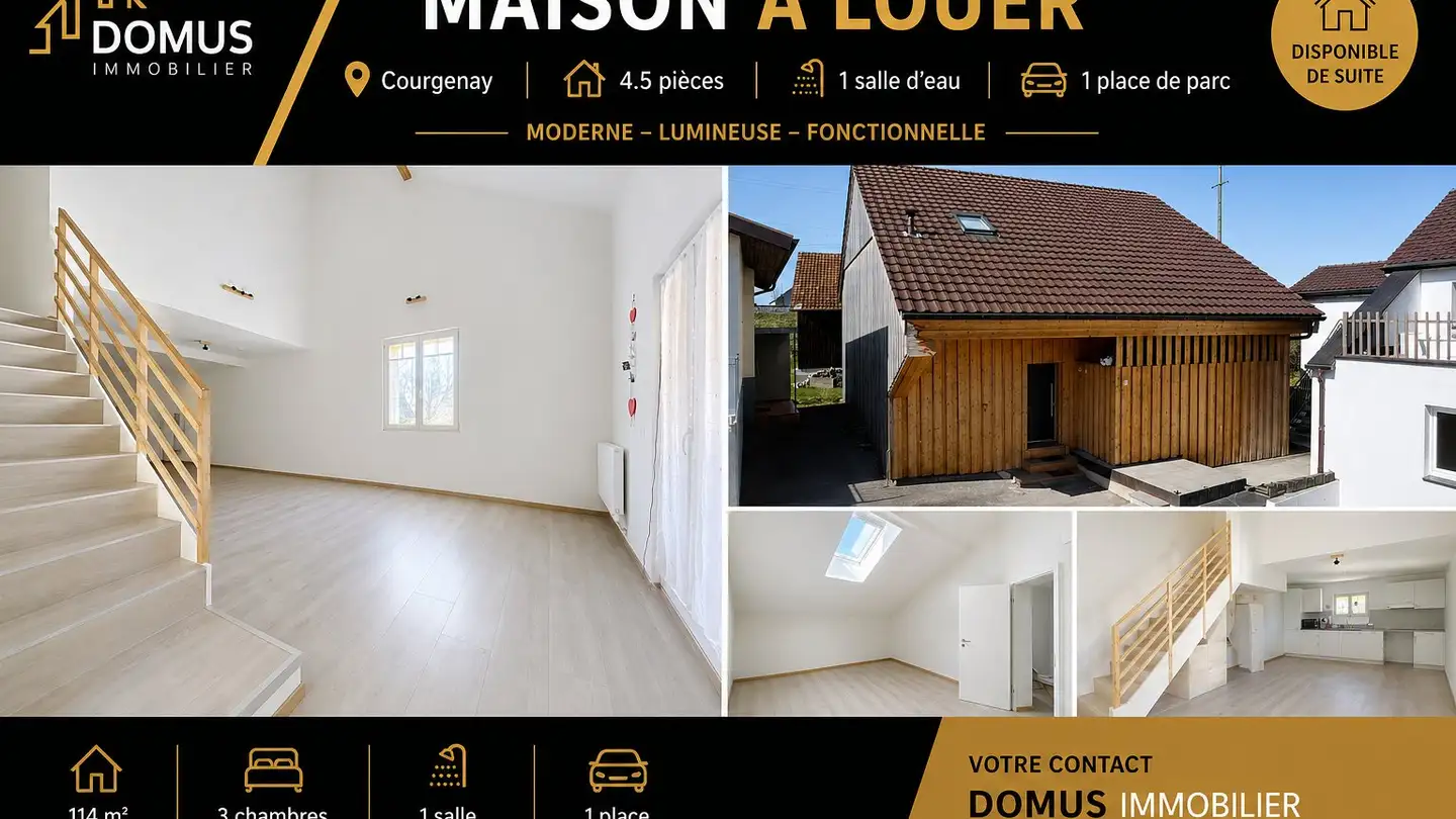 Duplex in affitto - Le Bourg 12, 2950 Courgenay