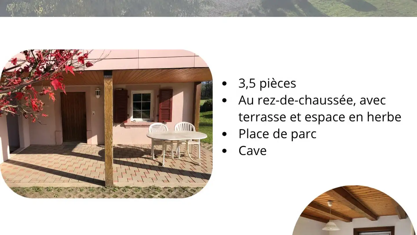 Apartment for rent - 1774 Montagny-les-Monts