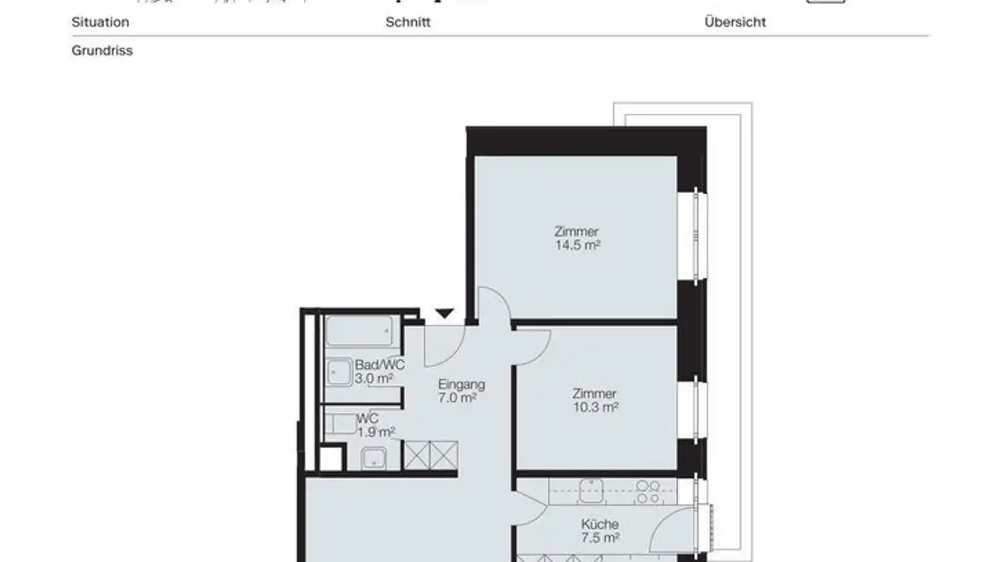 Apartment for rent - Gimenenstrasse 4, 6300 Zug - Photo 2