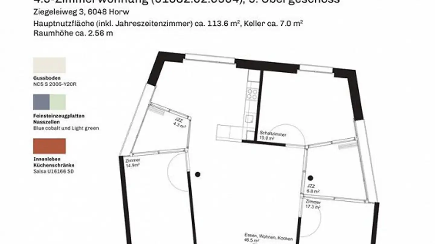 Wohnung mieten - Ziegeleiweg 3, 6048 Horw - Foto 2