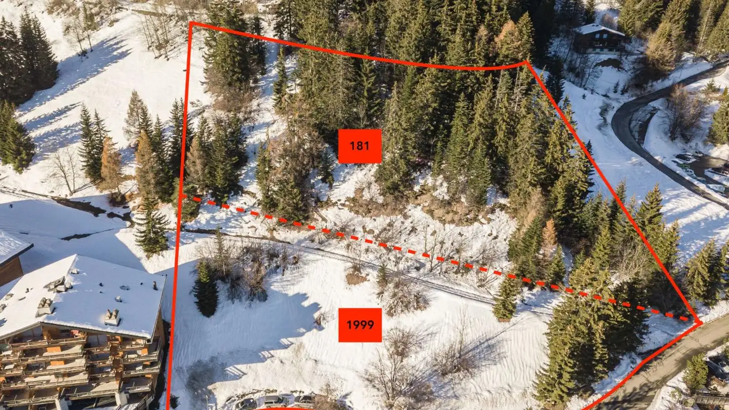 Constructible plot for sale - Rue Des Audannes, 1972 Anzère
