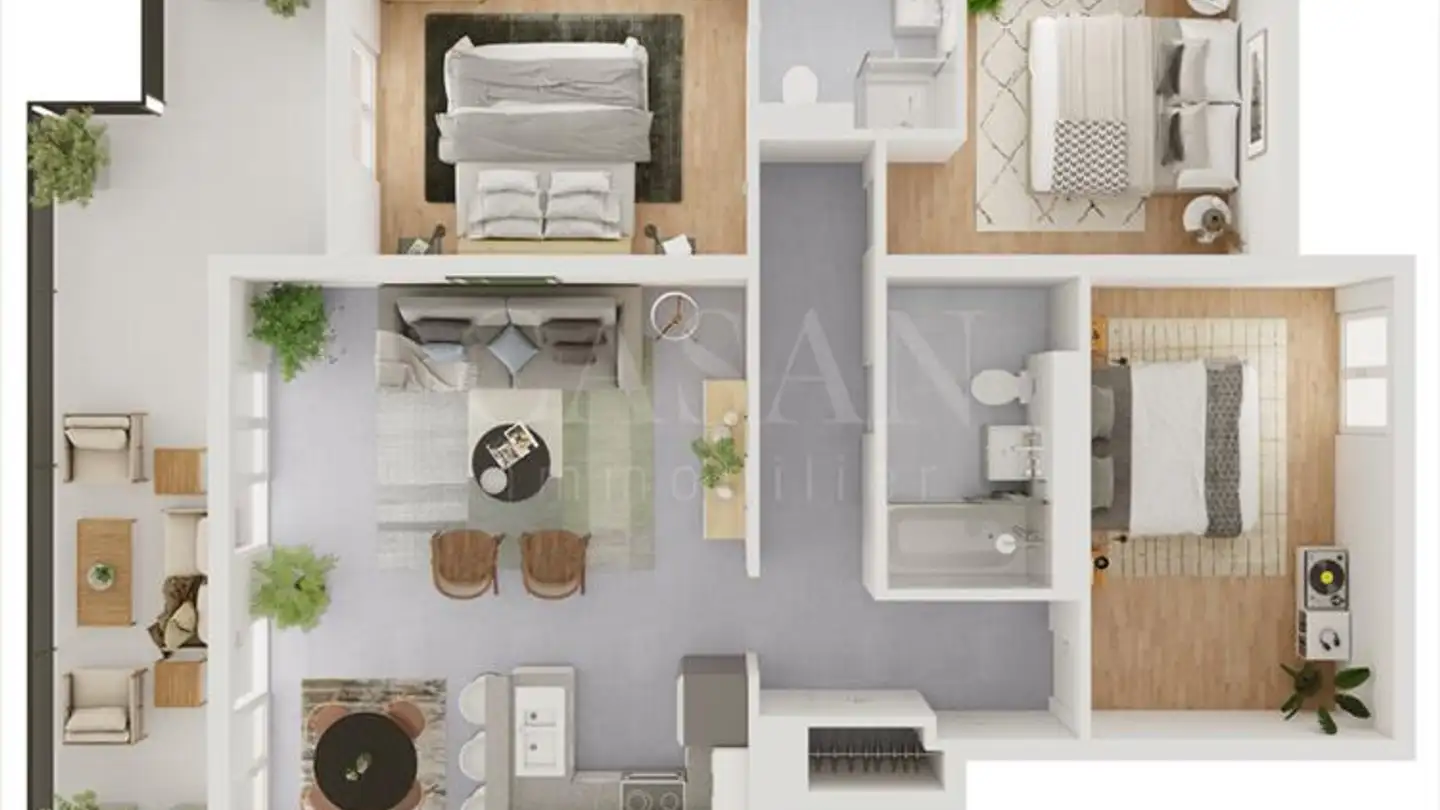 Appartamento in affitto - Route De La Forêt 12, 1891 Vérossaz - Photo 3