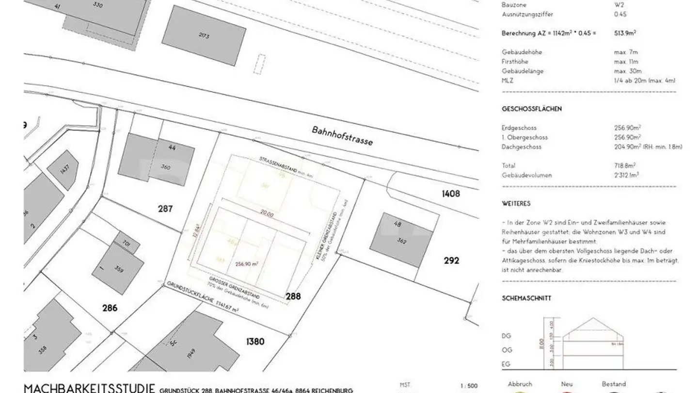 Bauland kaufen - Bahnhofstrasse 46, 8864 Reichenburg - Foto 2