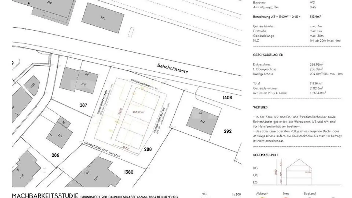 Bauland kaufen - Bahnhofstrasse 46, 8864 Reichenburg - Foto 4