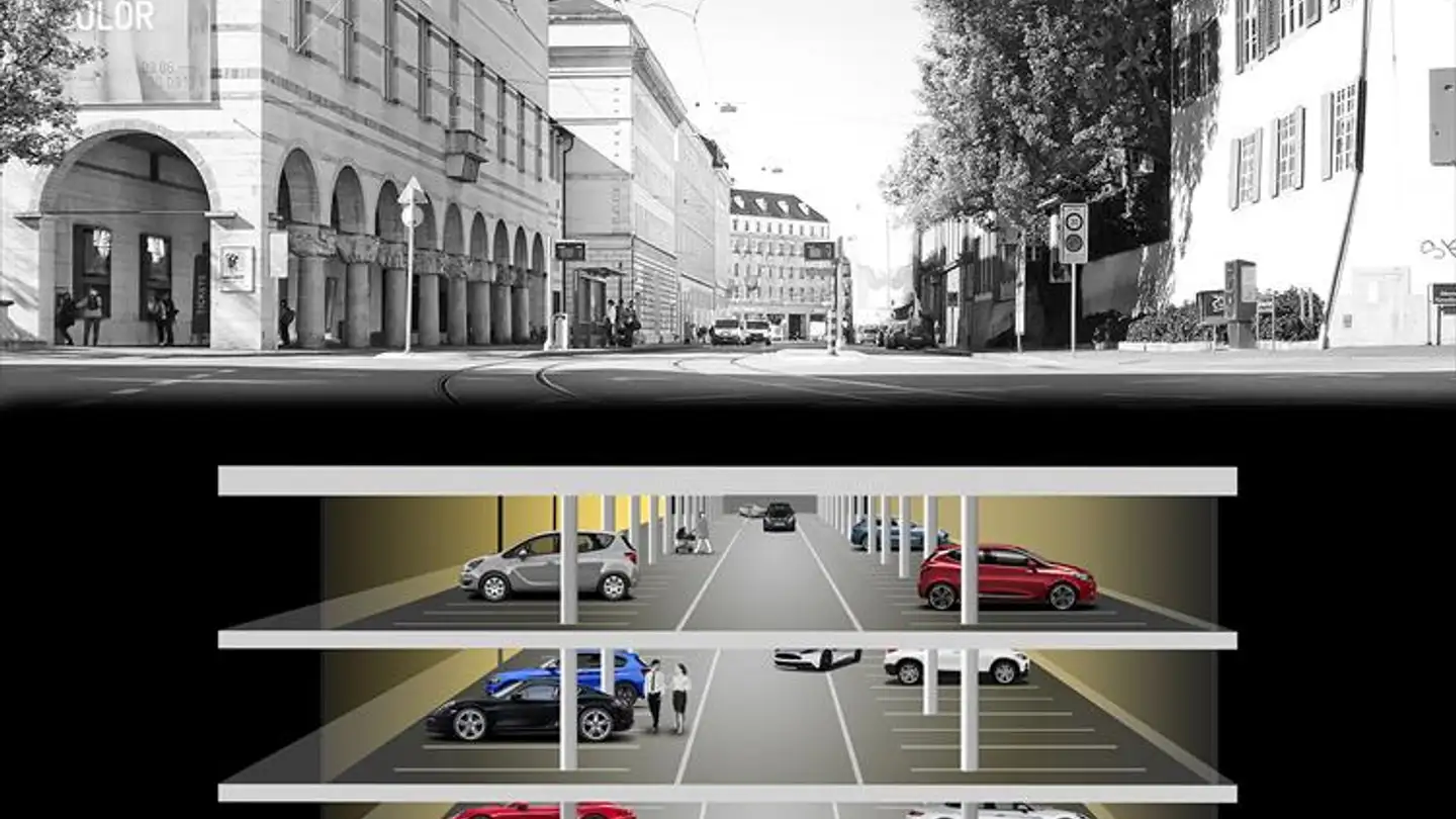 Underground parking space for rent - St. Alban-Graben 3a, 4051 Basel