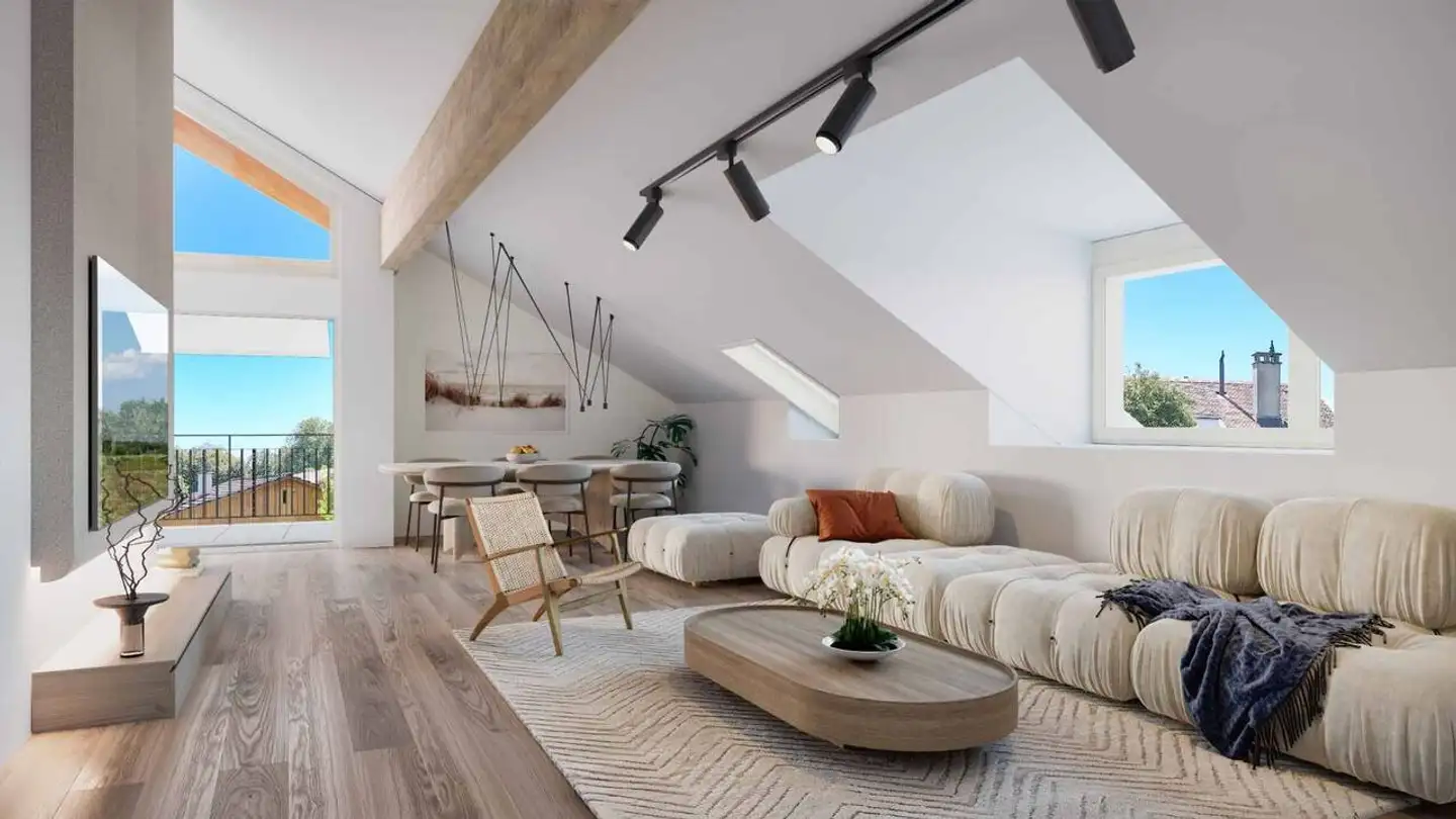 Attic flat for sale - Lavigny, 1175 Lavigny - Photo 3