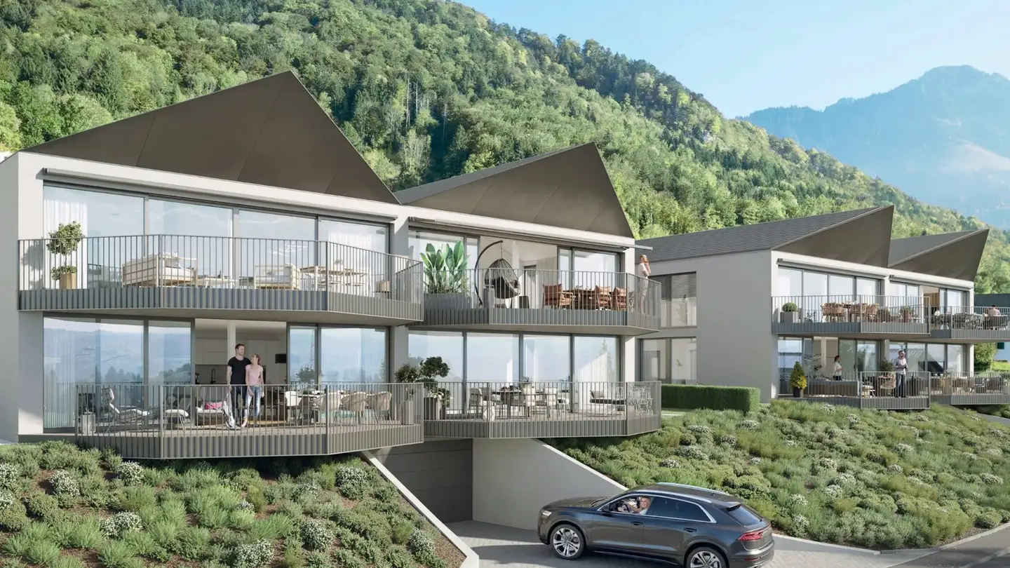 Terrassenwohnung kaufen - 1652 Botterens