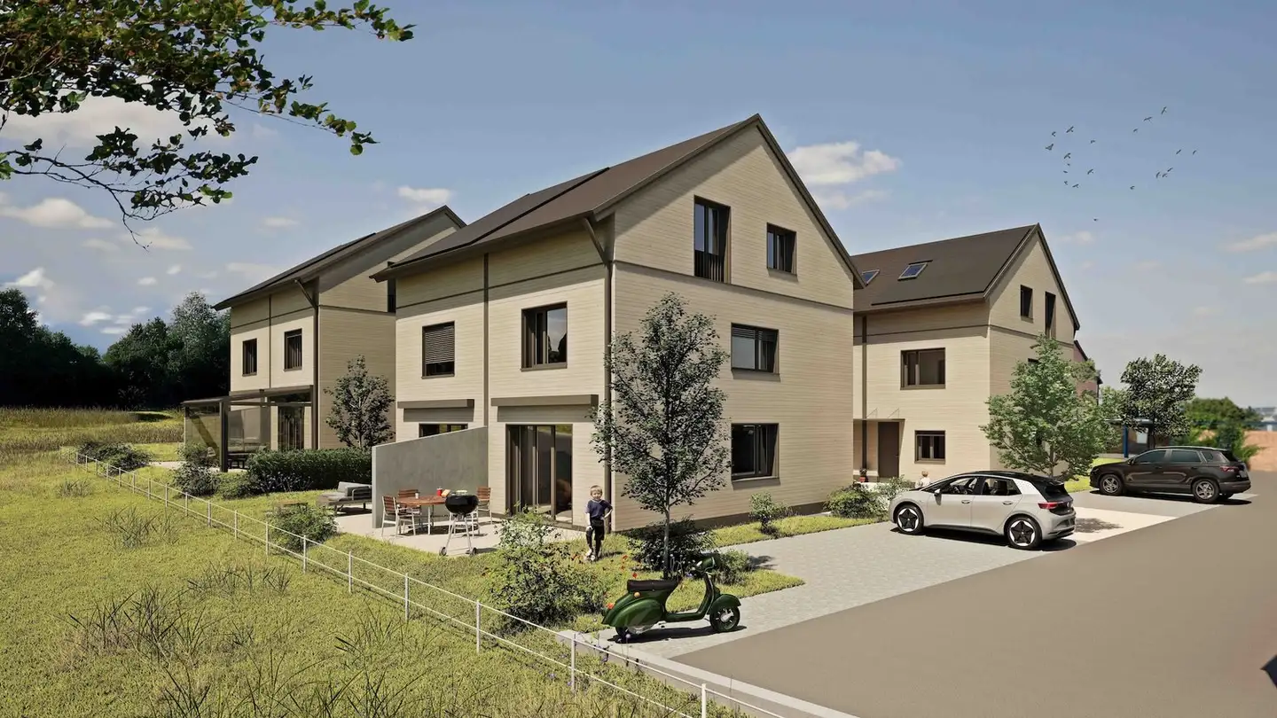 Semi-detached house for sale - Therwilerstrasse 32, 4105 Biel-Benken BL