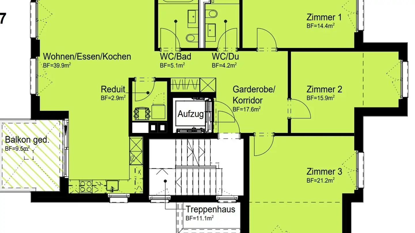 Wohnung mieten - Roswiesenstrasse 133, 8051 Zürich - Foto 4