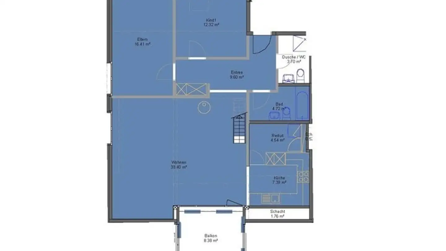 Dachgeschosswohnung mieten - Natternweg 9, 4852 Rothrist - Foto 3