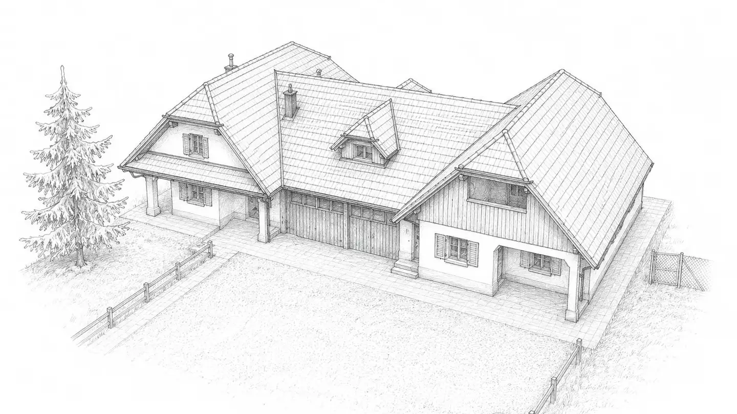 Einfamilienhaus mieten - 6280 Hochdorf - Foto 4