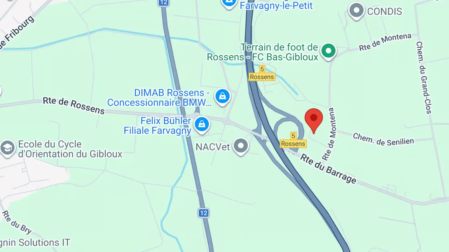 Gewerbe mieten - Route De Montena 15, 1728 Rossens FR - Foto 3