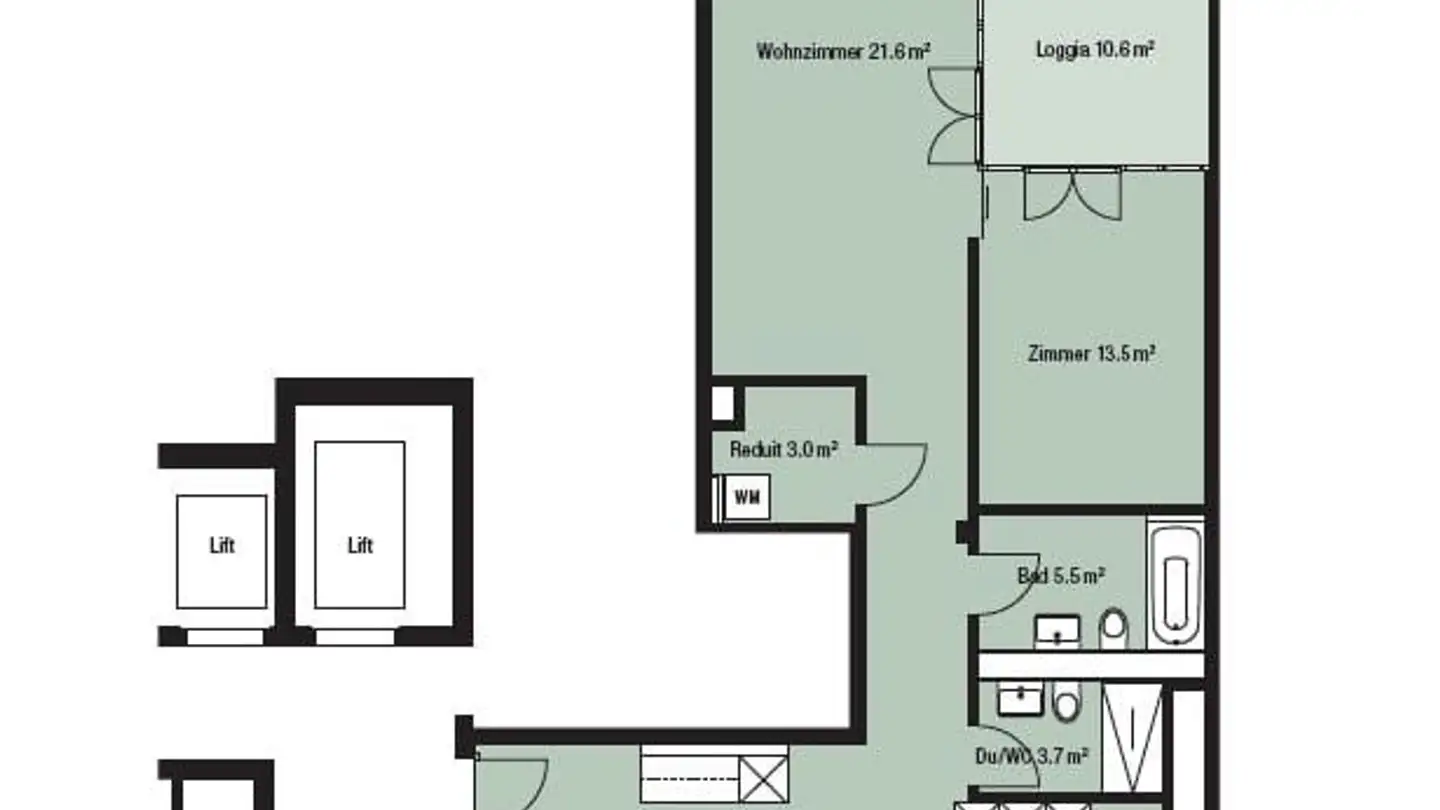 Appartement à louer - Naphtastrasse 6, 8005 Zürich