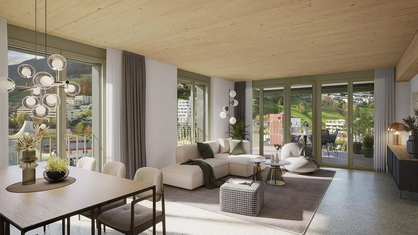 Appartement à louer - Schällenmatt 17, 6010 Kriens - Photo 2