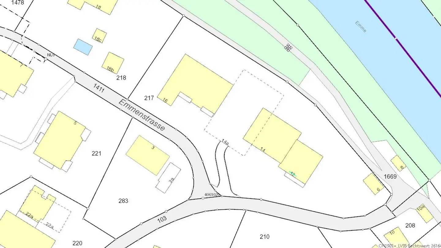 Place de parking souterraine à louer - Emmenstrasse 14, 3415 Hasle b. Burgdorf