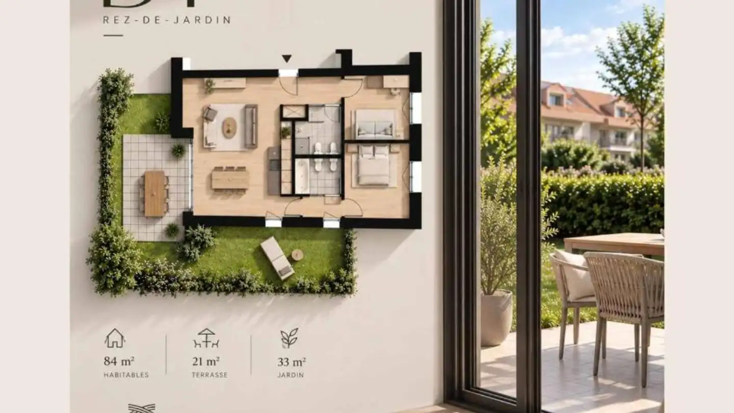 Appartement à vendre - 1175 Lavigny