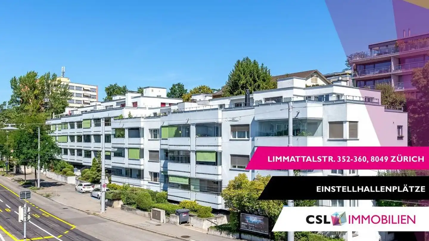 Place de parking souterraine à louer - Limmattalstrasse 356, 8049 Zürich