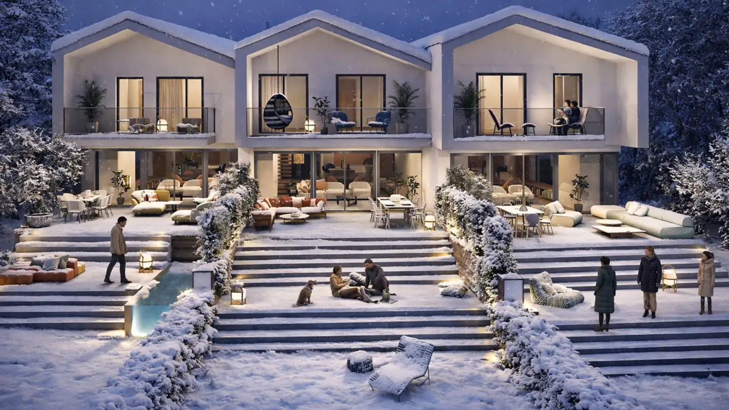 Casa a schiera in vendita - Mailand,chemin de, 1941 Vollèges