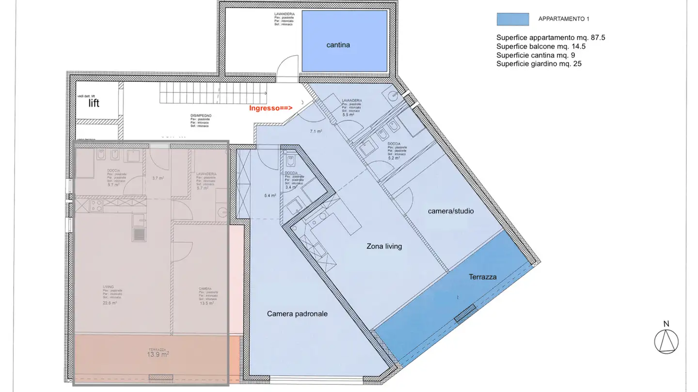 Apartment for rent - Villaggio Del Sole, 6988 Ponte Tresa - Photo 3