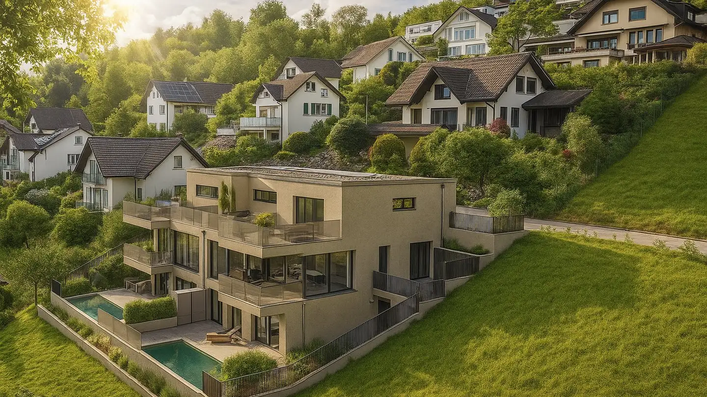 Maison jumelle à vendre - Seeblickstrasse 8, 8716 Schmerikon