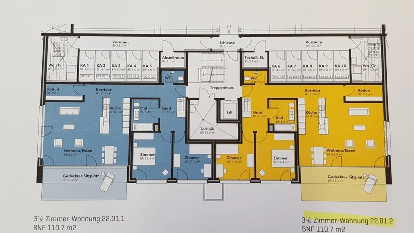 Wohnung mieten - Dorfstrasse 22, 4512 Bellach - Foto 2