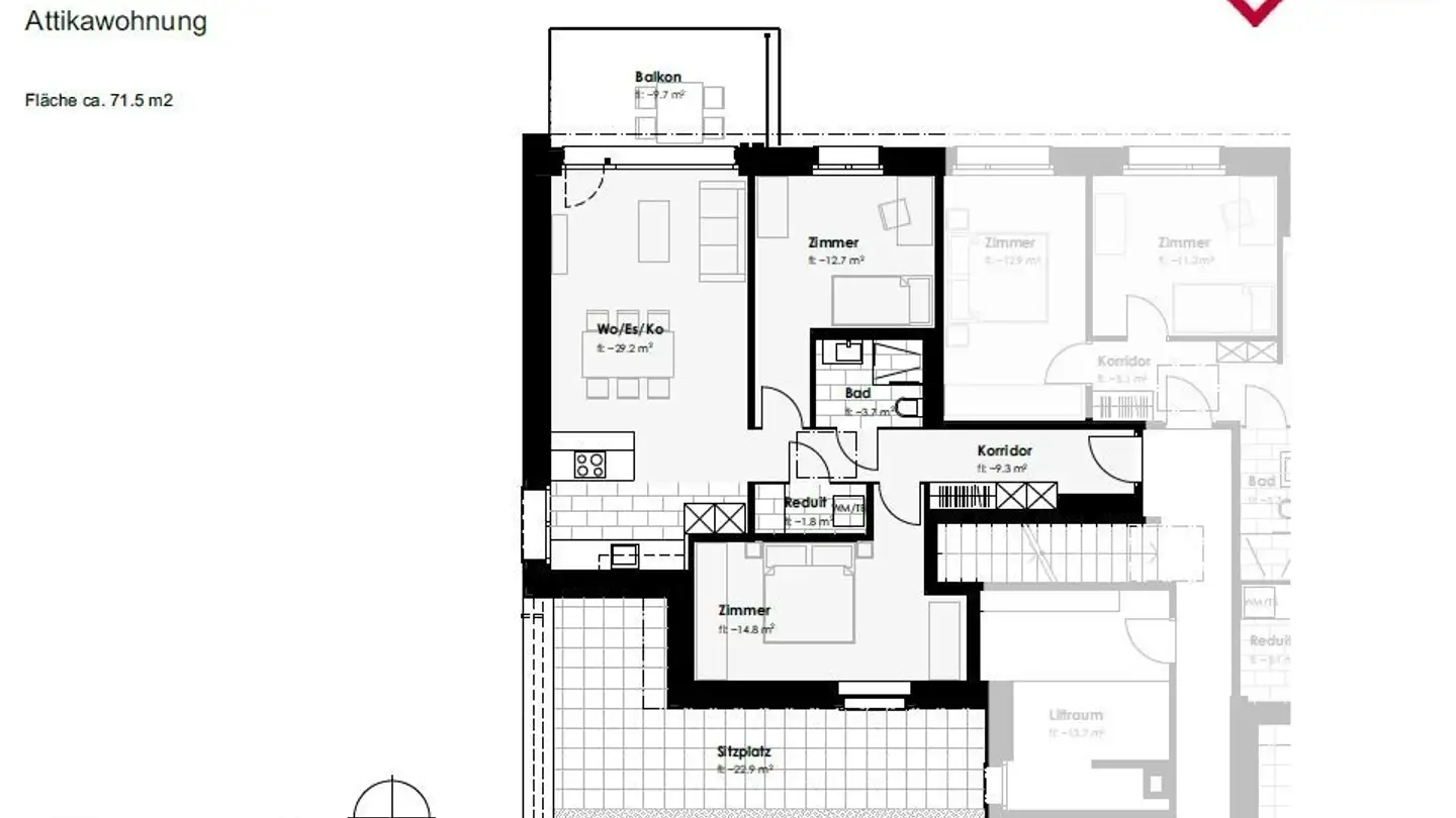 Apartment for rent - St. Gallerstrasse 53, 9500 Wil SG - Photo 4