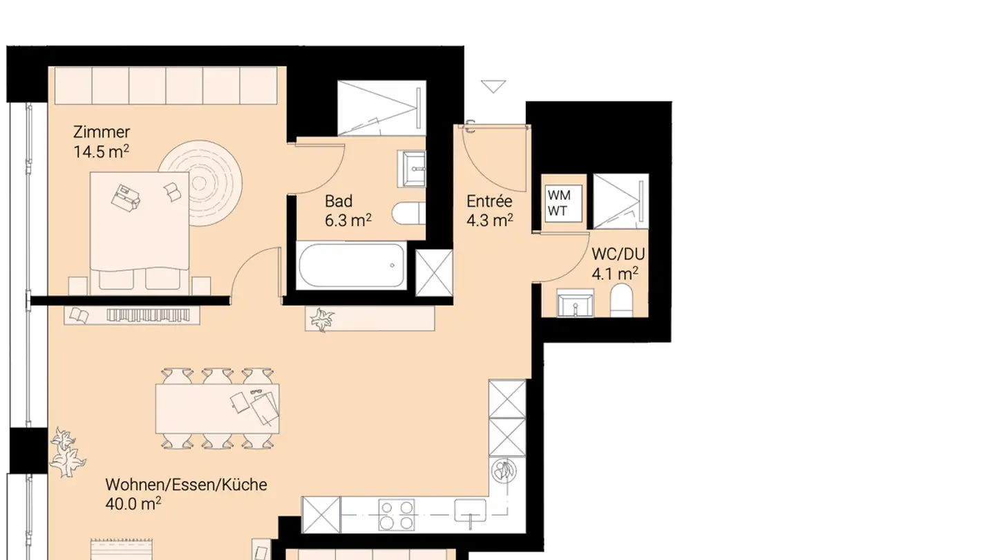 Appartement à louer - Dialogplatz 10, 8400 Winterthur - Photo 3