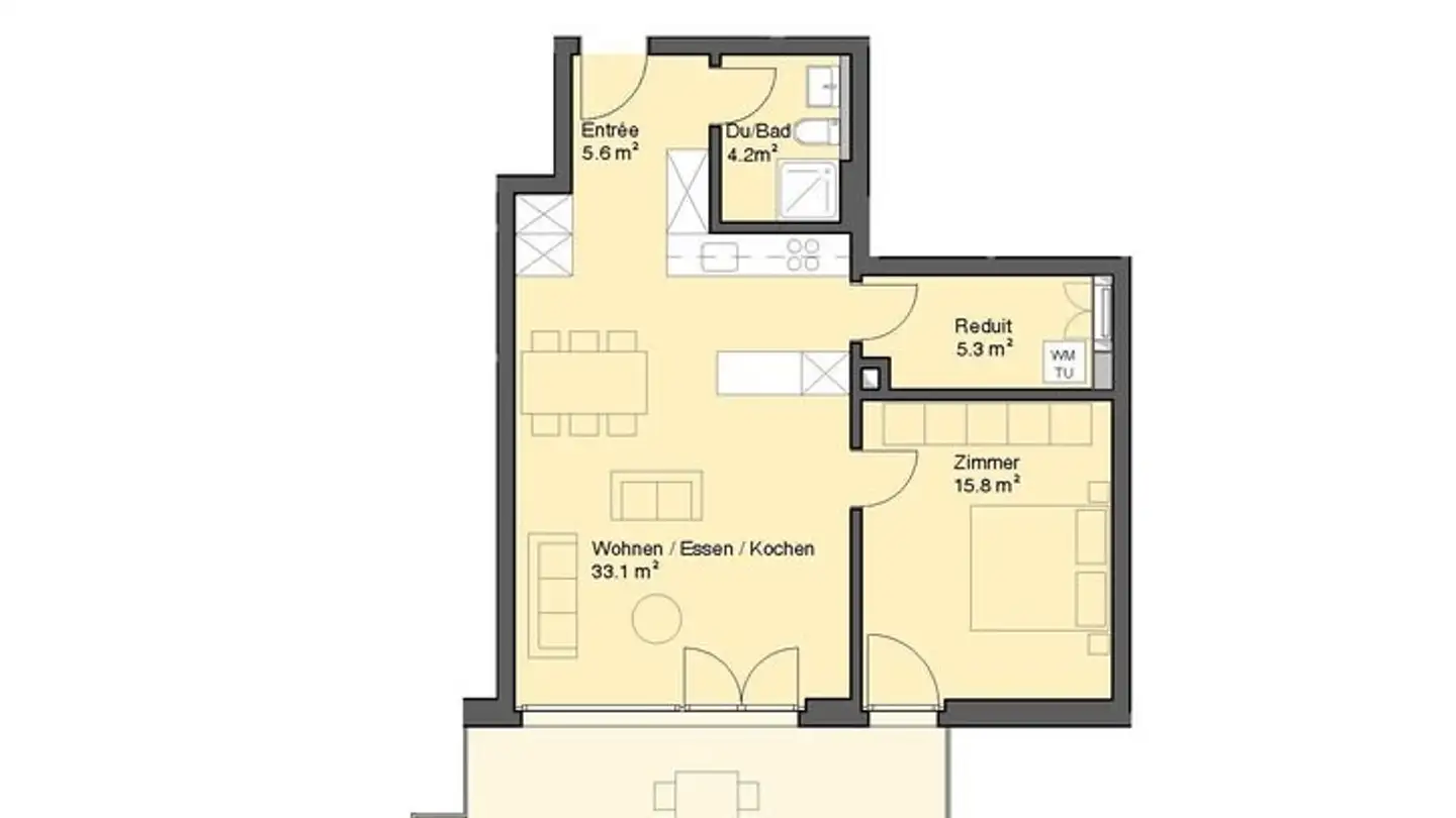 Wohnung mieten - Mitteldorfstrasse 518, 5072 Oeschgen - Foto 3