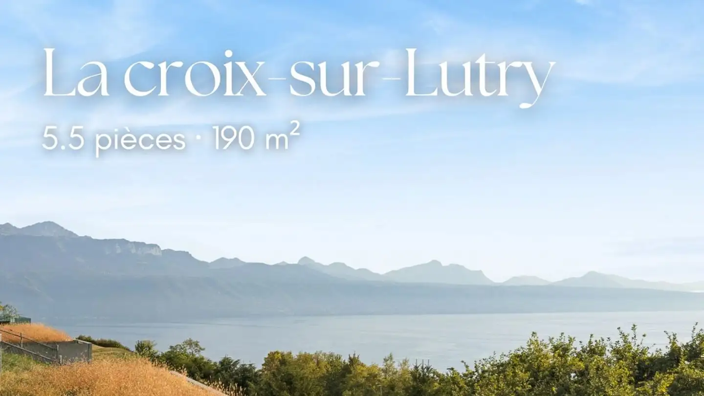 Apartment for sale - 1090 La Croix (Lutry)