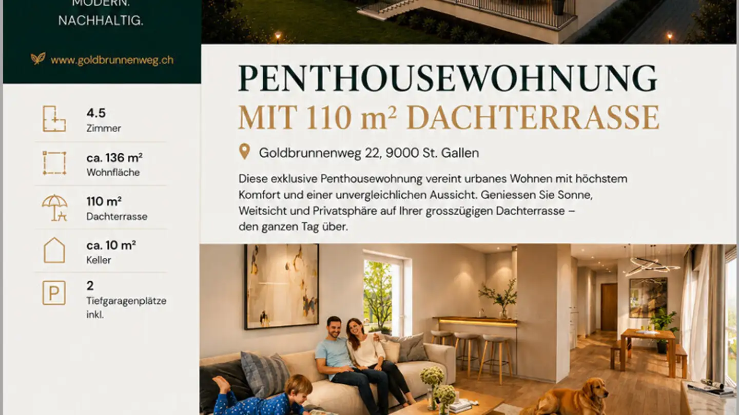 Penthouse for sale - Goldbrunnenweg 22, 9000 St. Gallen - Photo 4