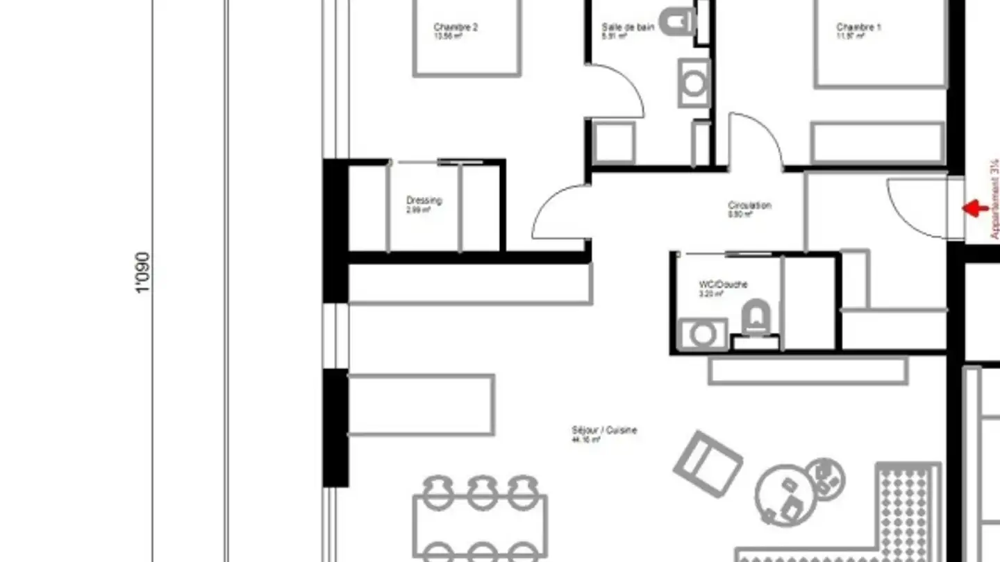 Attique à vendre - 1965 Savièse - Photo 3