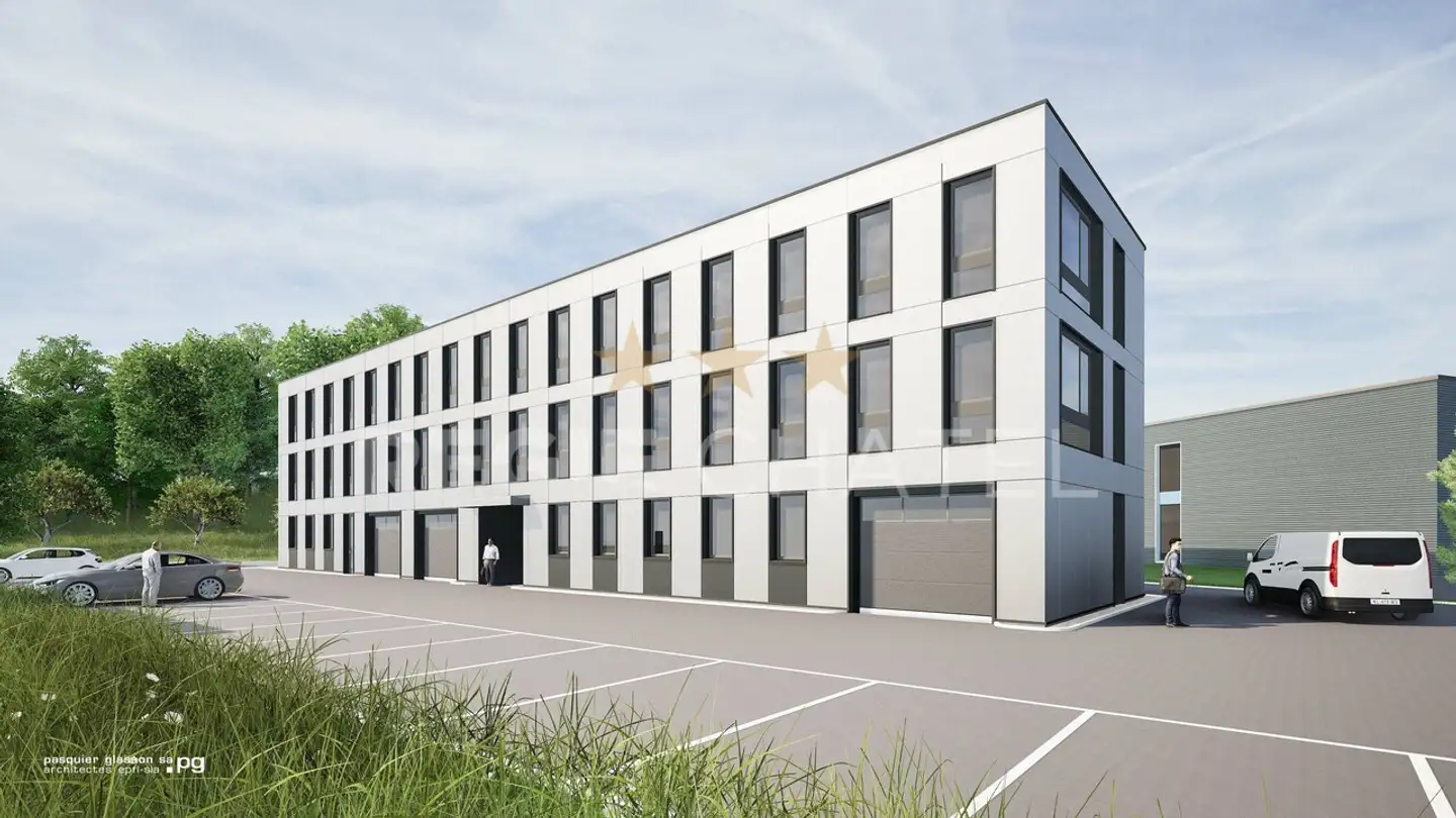 Immeuble mixte à louer - Route De Pra De Plan, 1618 Châtel-St-Denis