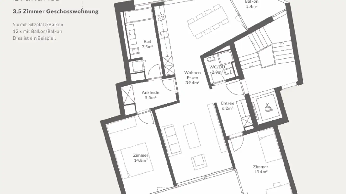 Apartment for rent - Holzmoosrütisteig 2a, 8820 Wädenswil - Photo 3